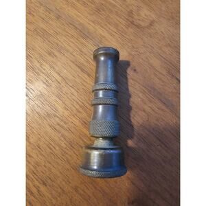 Vintage Brass 3-1/2 inch Garden Hose Screw-On Sprinkler Head Nozzle